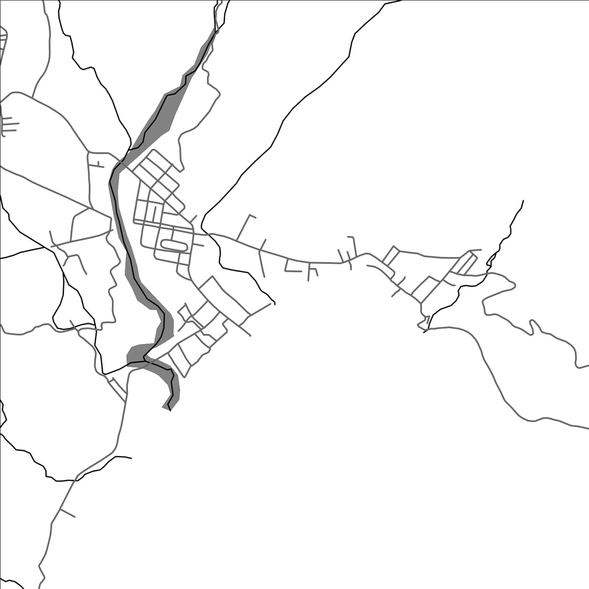 ROAD MAP OF DINGALAN, PHILIPPINES BY MAPBAKES