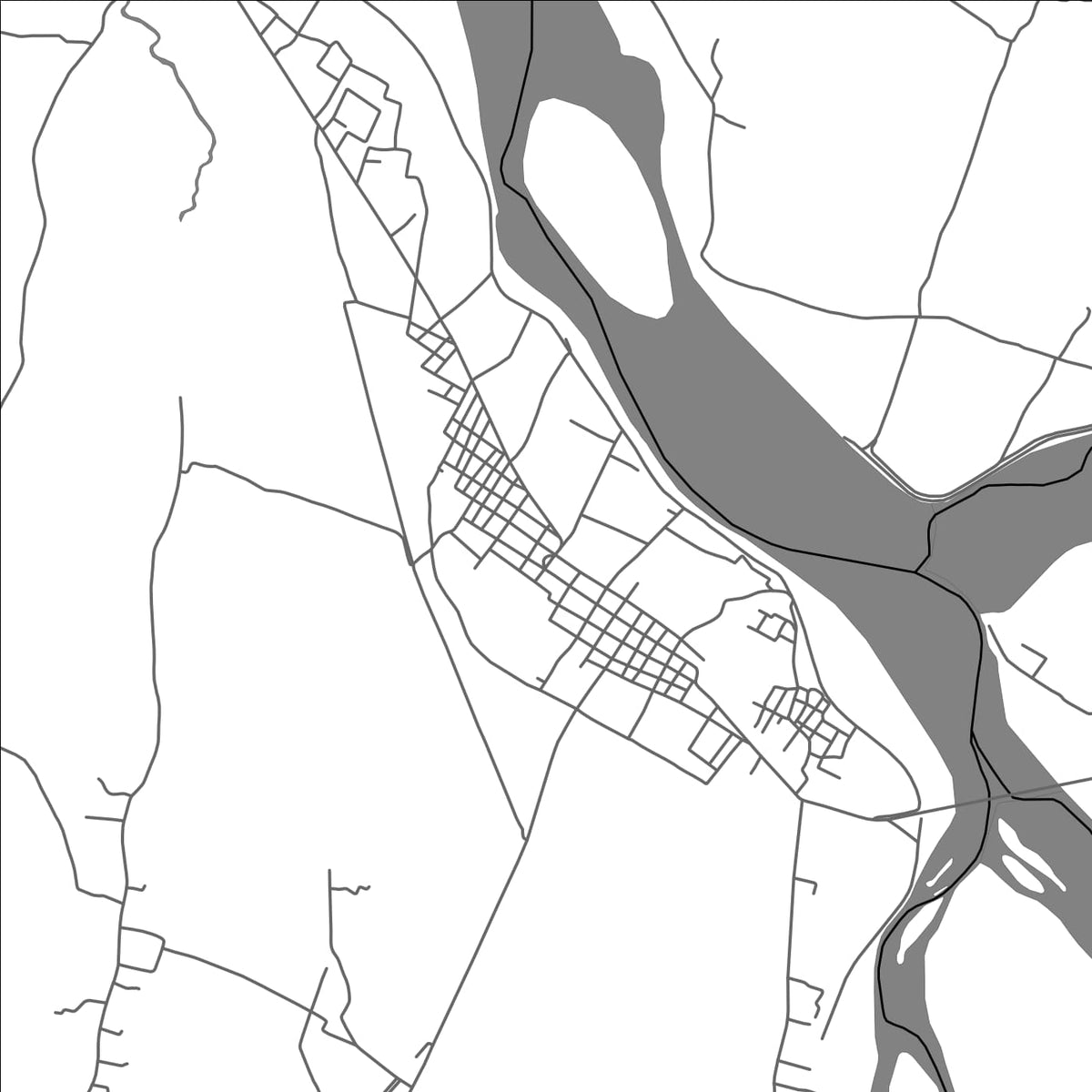 ROAD MAP OF DINGRAS, PHILIPPINES BY MAPBAKES