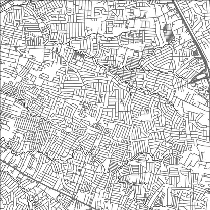 ROAD MAP OF DON BOSCO, PHILIPPINES BY MAPBAKES