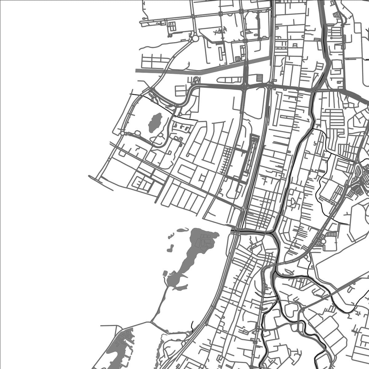 ROAD MAP OF DON GALO, PHILIPPINES BY MAPBAKES