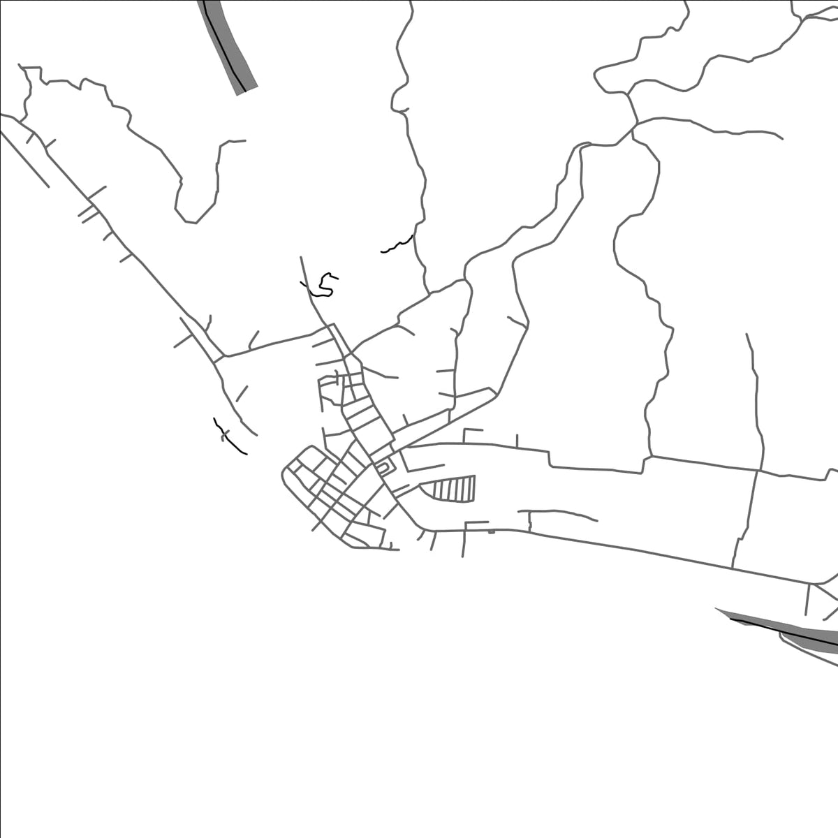ROAD MAP OF DONSOL, PHILIPPINES BY MAPBAKES