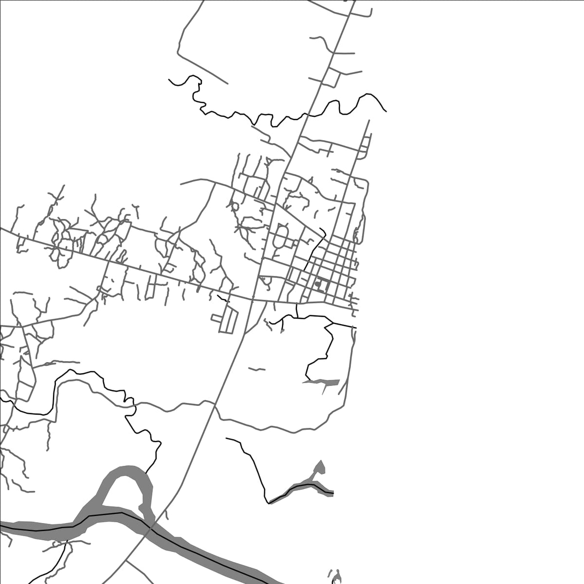 ROAD MAP OF DULAG, PHILIPPINES BY MAPBAKES
