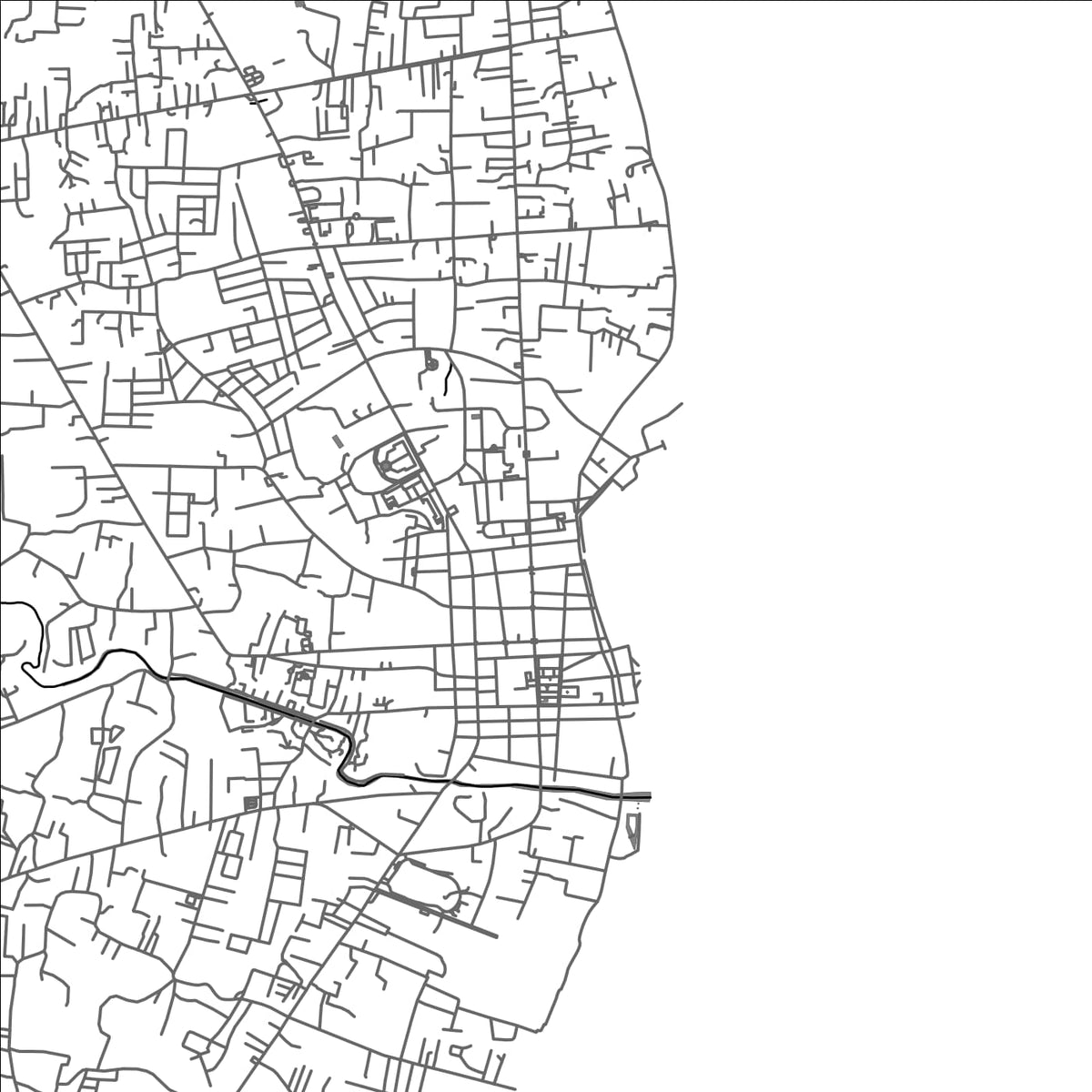 ROAD MAP OF DUMAGUETE CITY, PHILIPPINES BY MAPBAKES