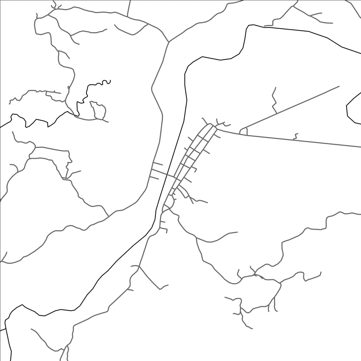 ROAD MAP OF DUMALAG, PHILIPPINES BY MAPBAKES