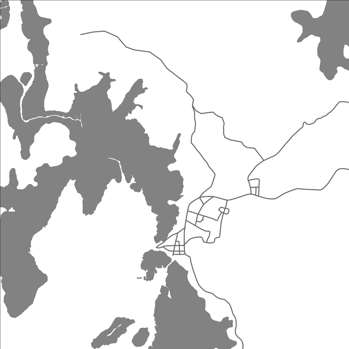 ROAD MAP OF DUMARAN, PHILIPPINES BY MAPBAKES
