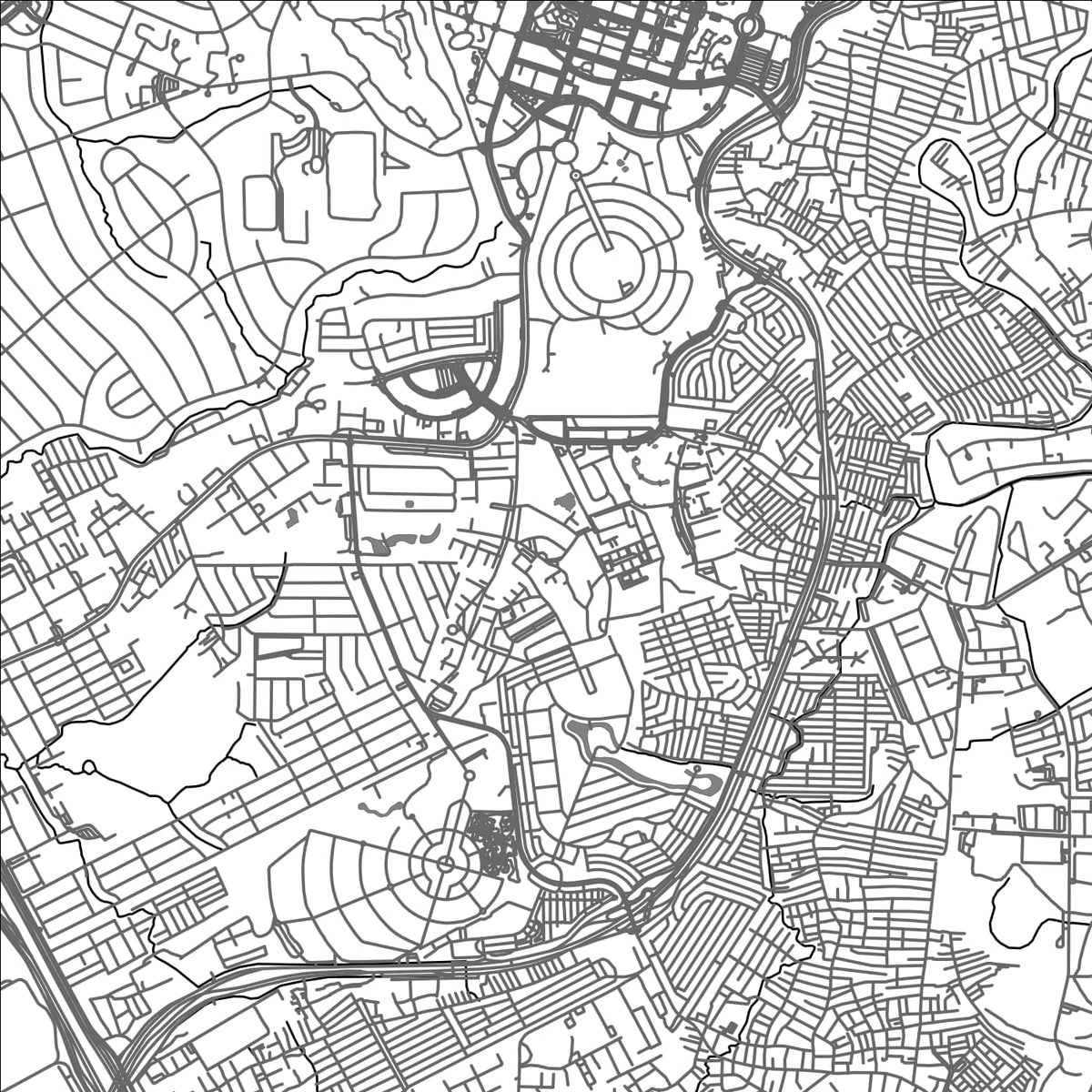 ROAD MAP OF FORT BONIFACIO, PHILIPPINES BY MAPBAKES