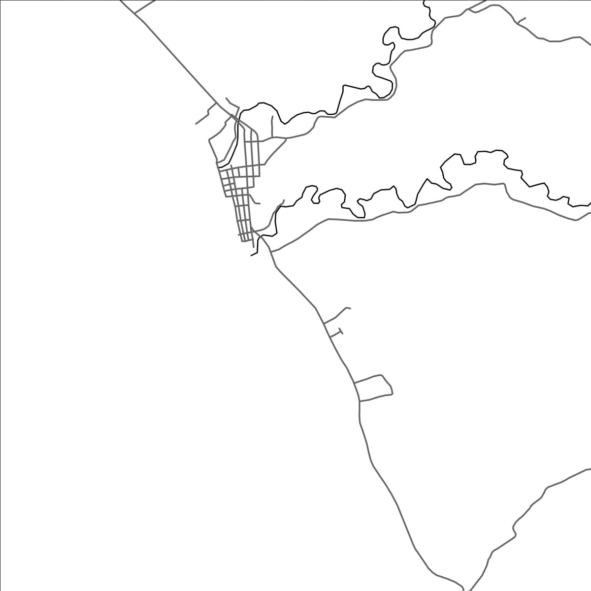 ROAD MAP OF GASAN, PHILIPPINES BY MAPBAKES