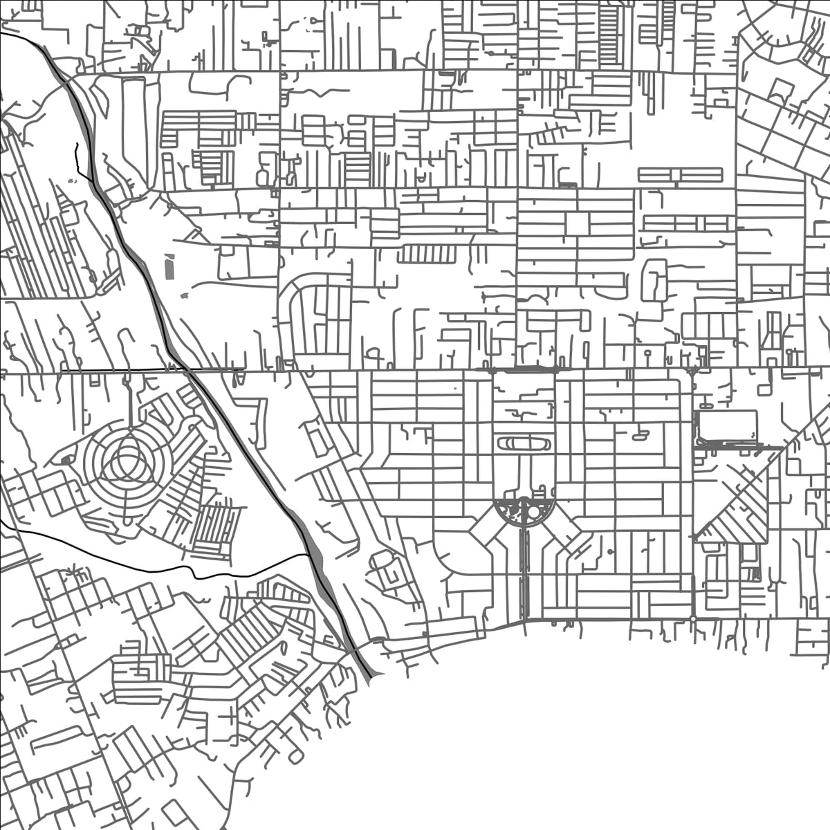 ROAD MAP OF GENERAL SANTOS, PHILIPPINES BY MAPBAKES