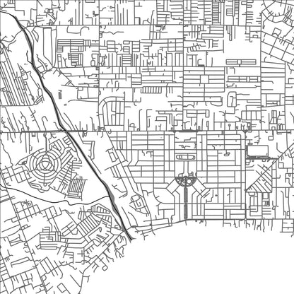 ROAD MAP OF GENERAL SANTOS, PHILIPPINES BY MAPBAKES