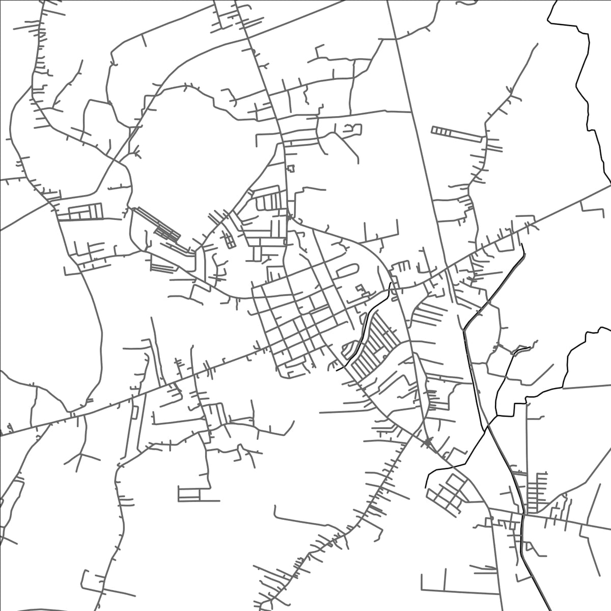 ROAD MAP OF GERONA, PHILIPPINES BY MAPBAKES