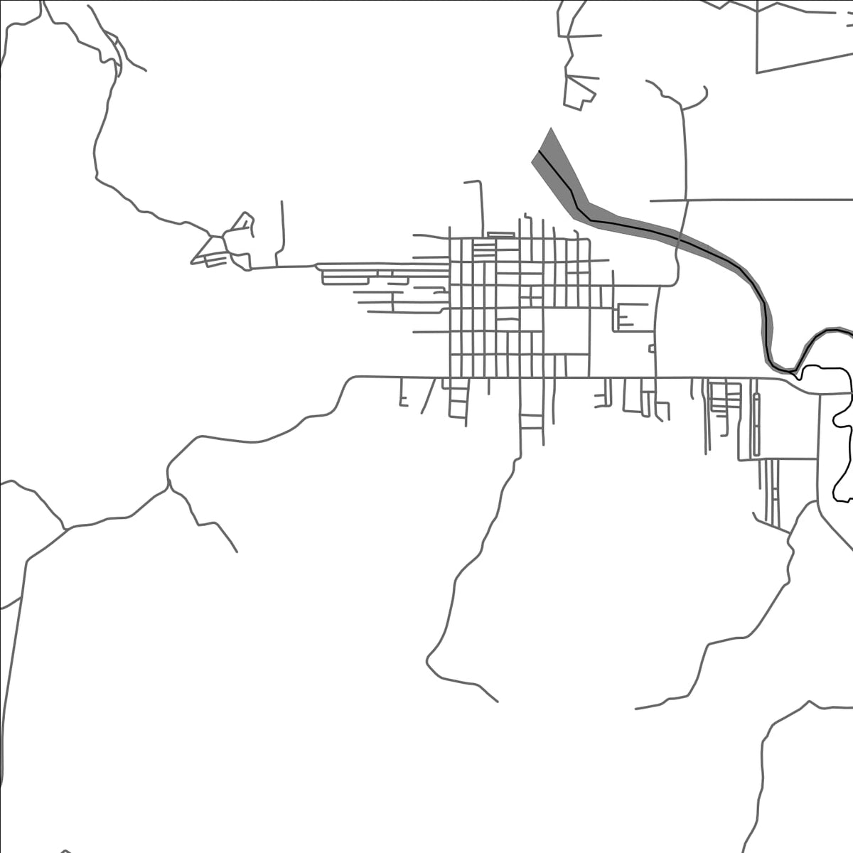 ROAD MAP OF GLAN, PHILIPPINES BY MAPBAKES