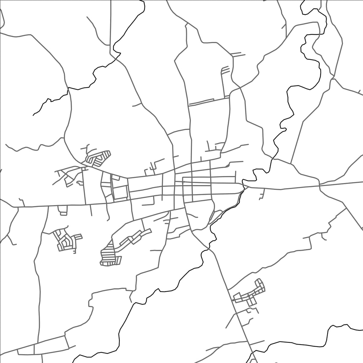 ROAD MAP OF GOA, PHILIPPINES BY MAPBAKES