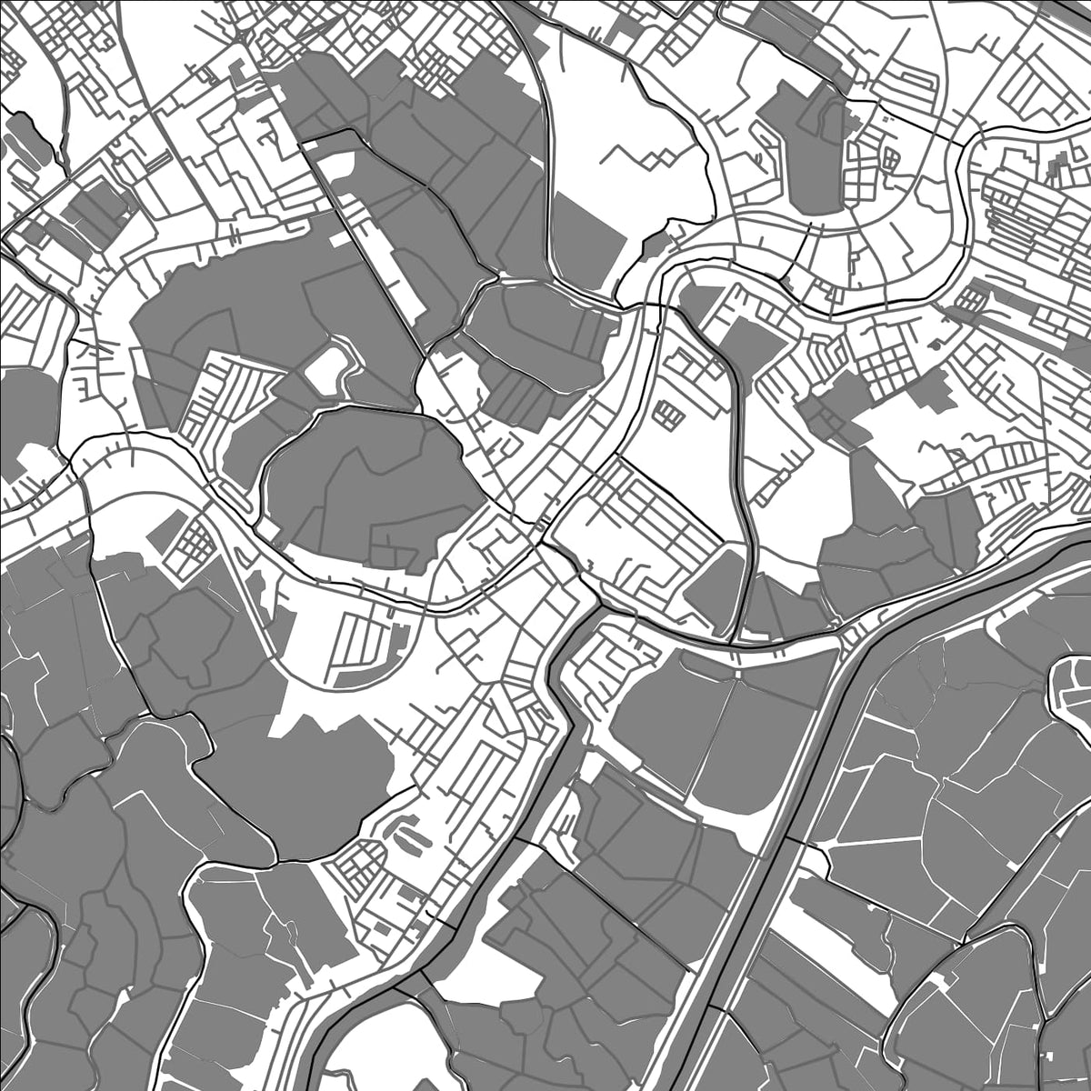ROAD MAP OF GUAGUA, PHILIPPINES BY MAPBAKES