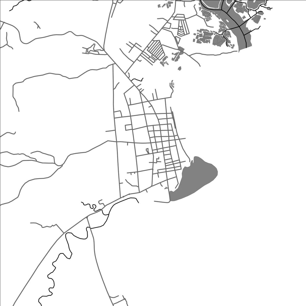 ROAD MAP OF GUBAT, PHILIPPINES BY MAPBAKES