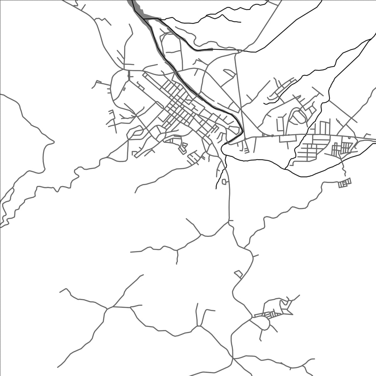 ROAD MAP OF GUINOBATAN, PHILIPPINES BY MAPBAKES