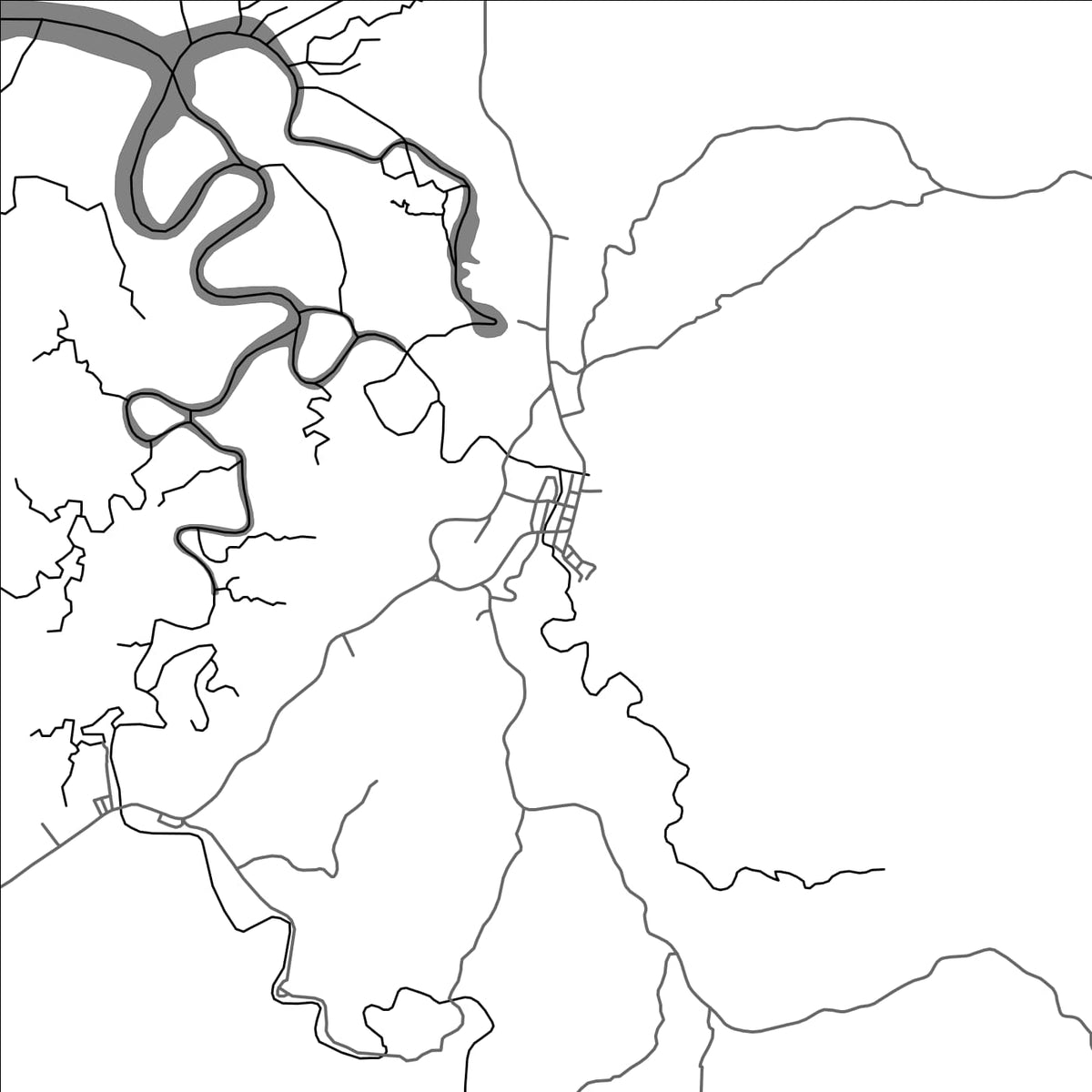 ROAD MAP OF HINABANGAN, PHILIPPINES BY MAPBAKES