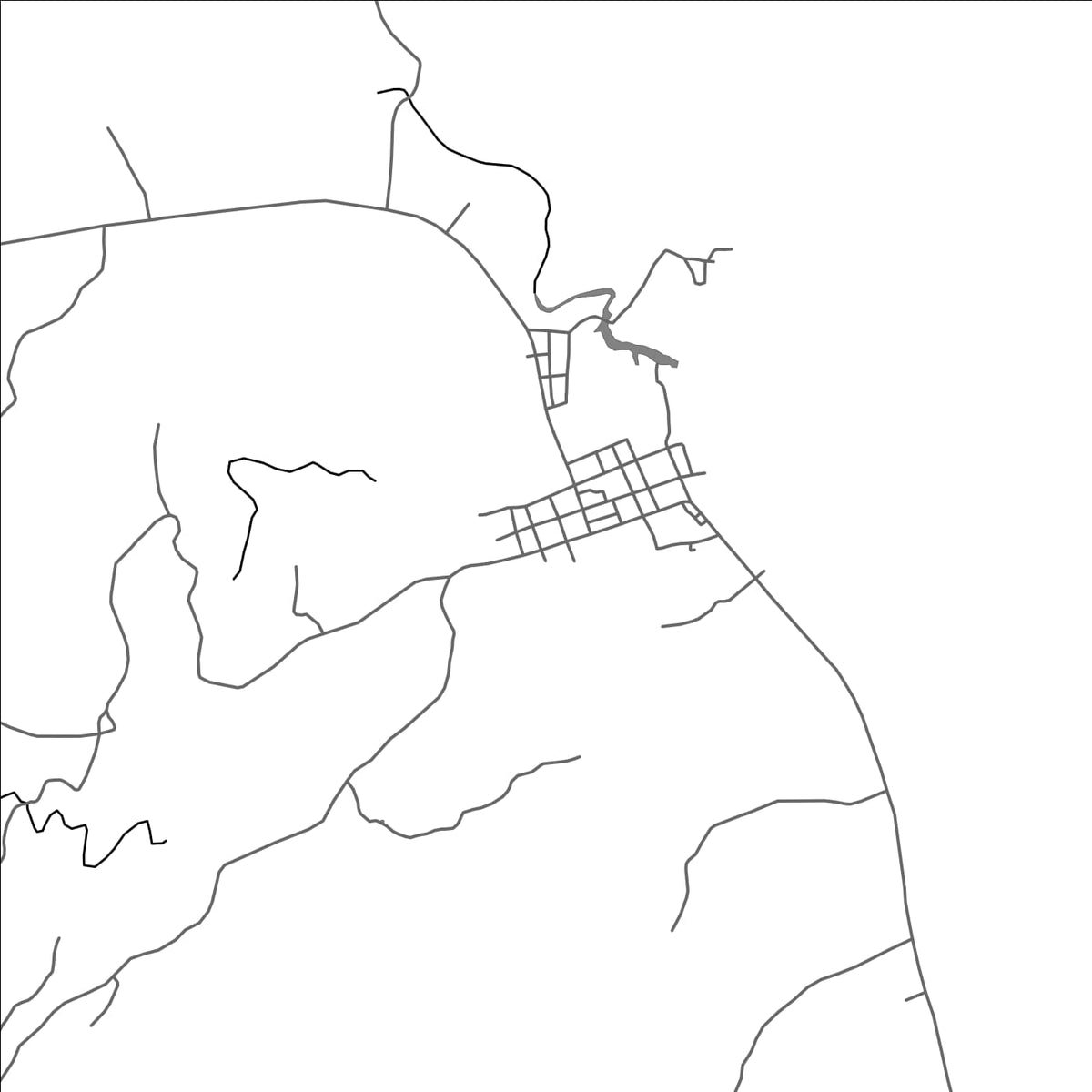 ROAD MAP OF HINUNDAYAN, PHILIPPINES BY MAPBAKES