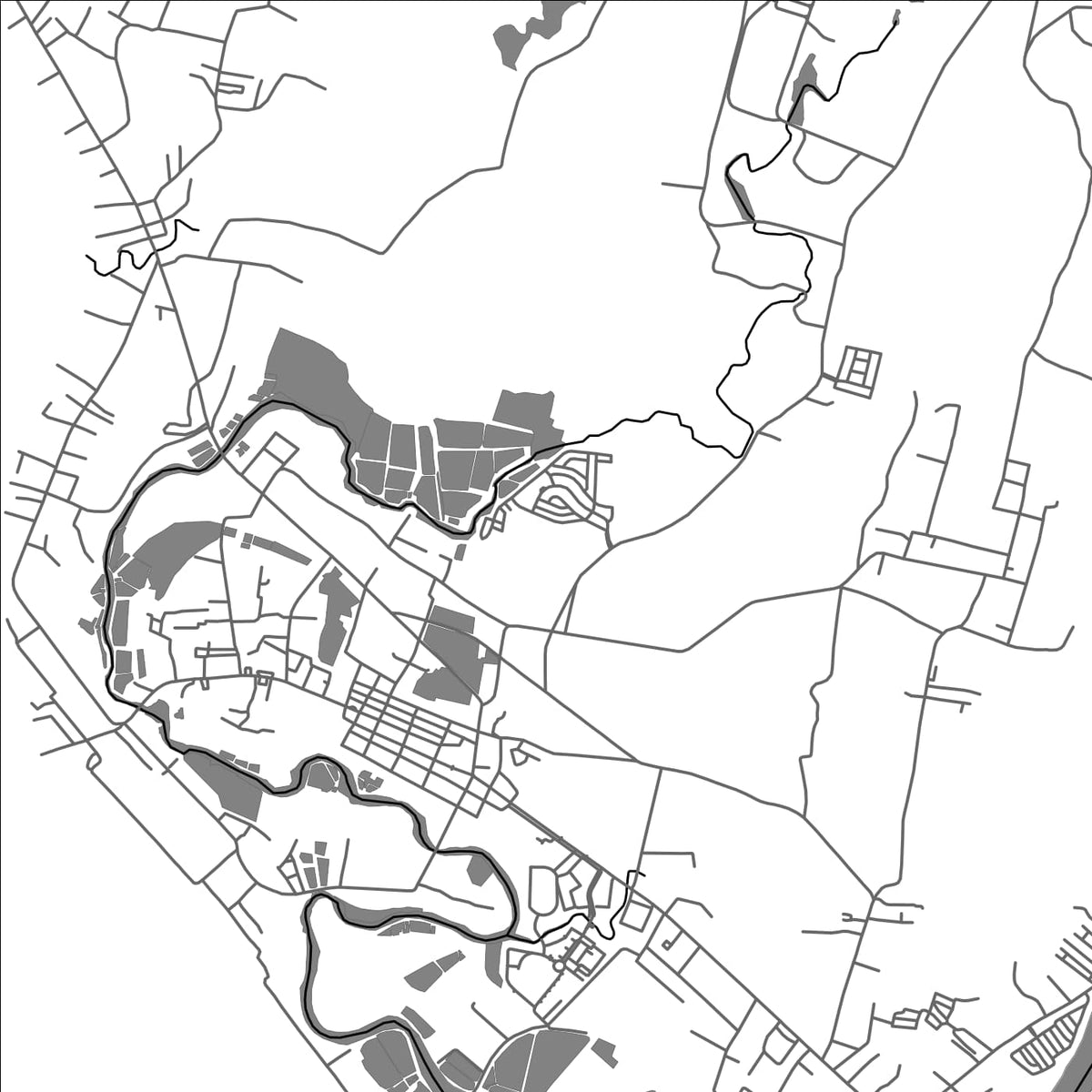ROAD MAP OF IBA, PHILIPPINES BY MAPBAKES