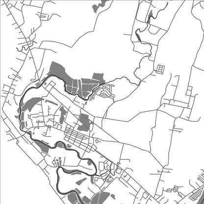ROAD MAP OF IBA, PHILIPPINES BY MAPBAKES