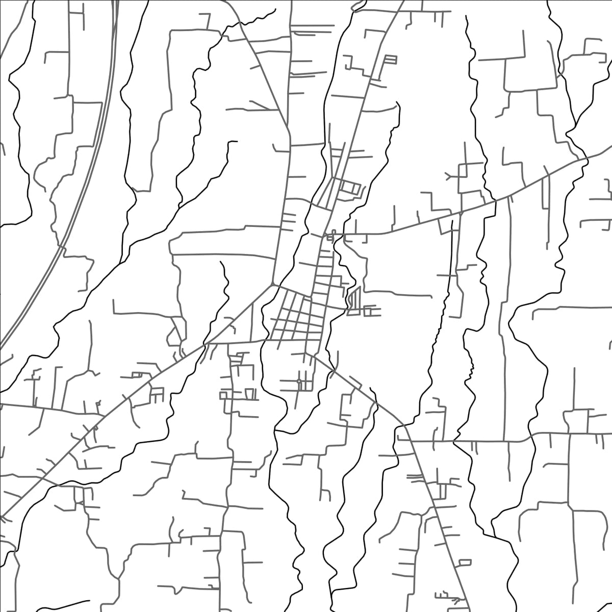 ROAD MAP OF IBAAN, PHILIPPINES BY MAPBAKES
