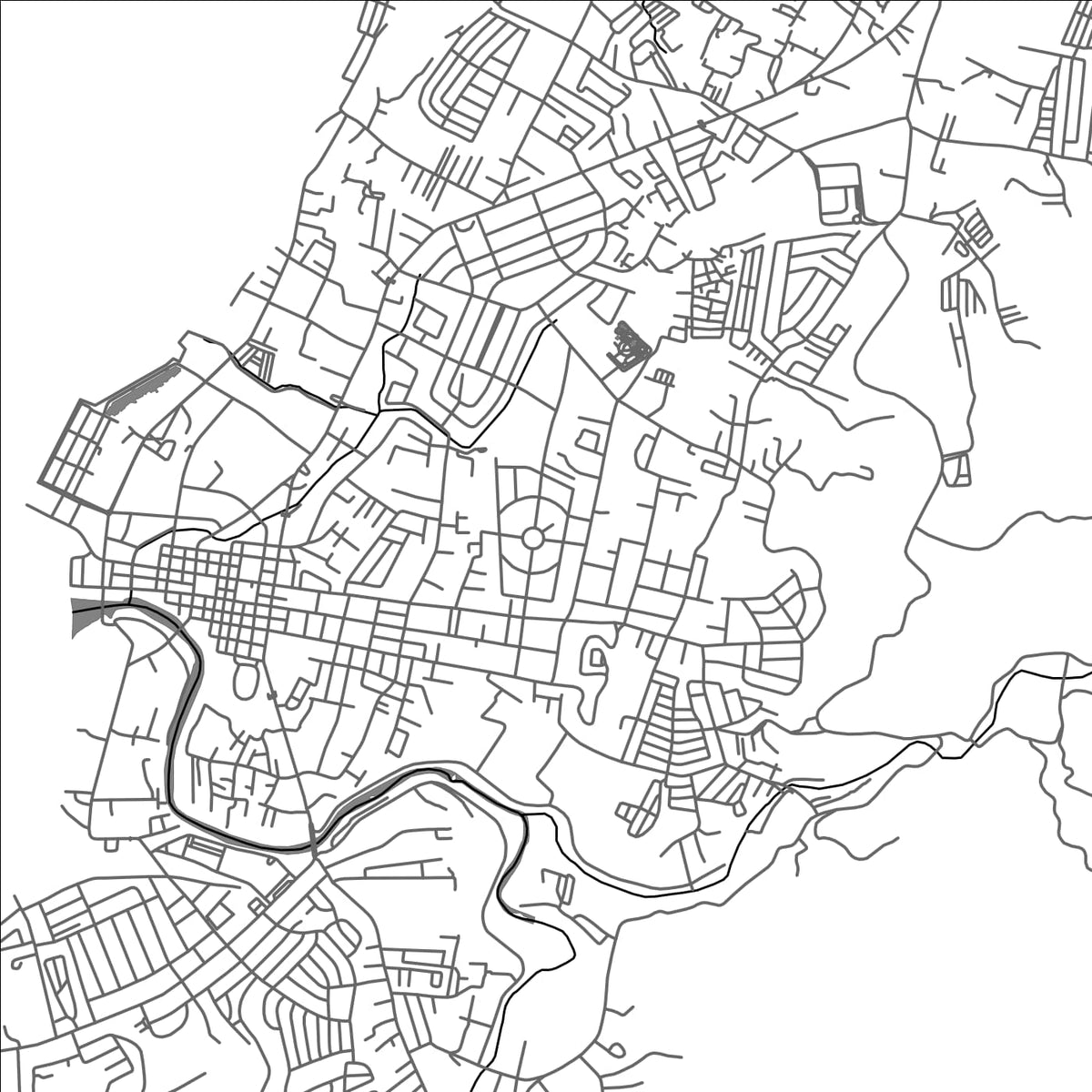 ROAD MAP OF ILIGAN, PHILIPPINES BY MAPBAKES