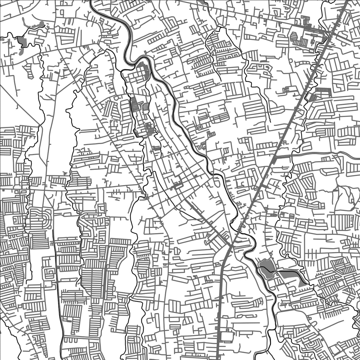 ROAD MAP OF IMUS, PHILIPPINES BY MAPBAKES