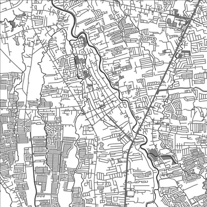 ROAD MAP OF IMUS, PHILIPPINES BY MAPBAKES