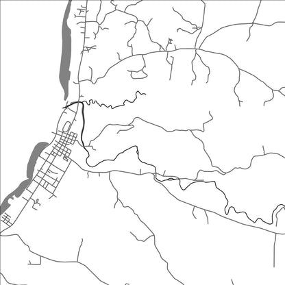 ROAD MAP OF INITAO, PHILIPPINES BY MAPBAKES
