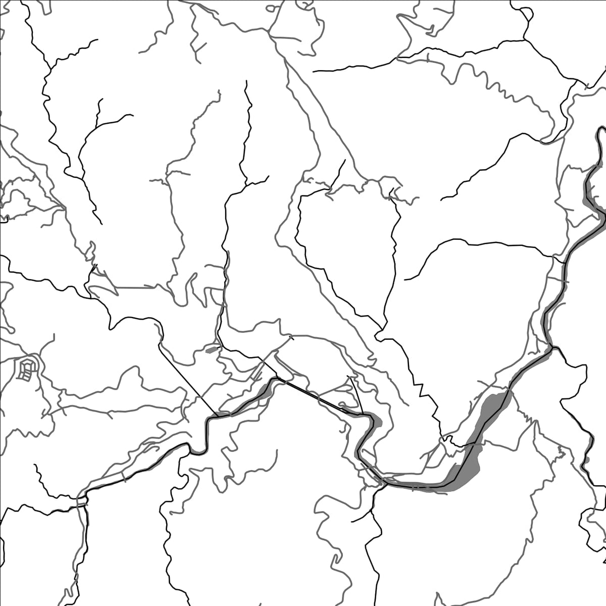 ROAD MAP OF ITOGON, PHILIPPINES BY MAPBAKES