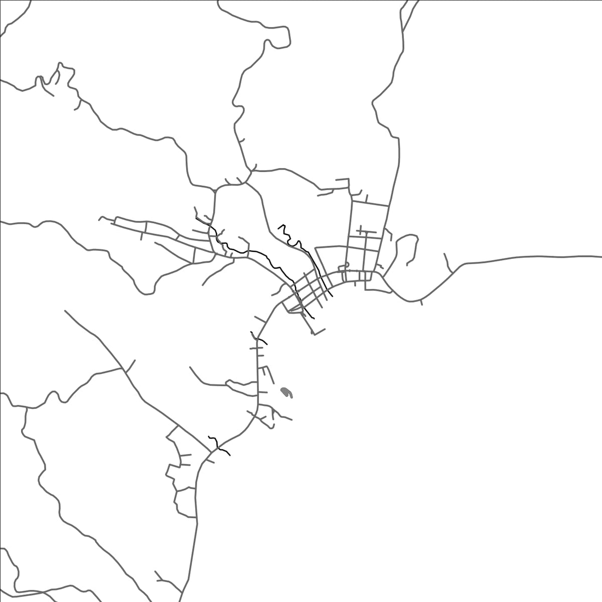 ROAD MAP OF JAGNA, PHILIPPINES BY MAPBAKES