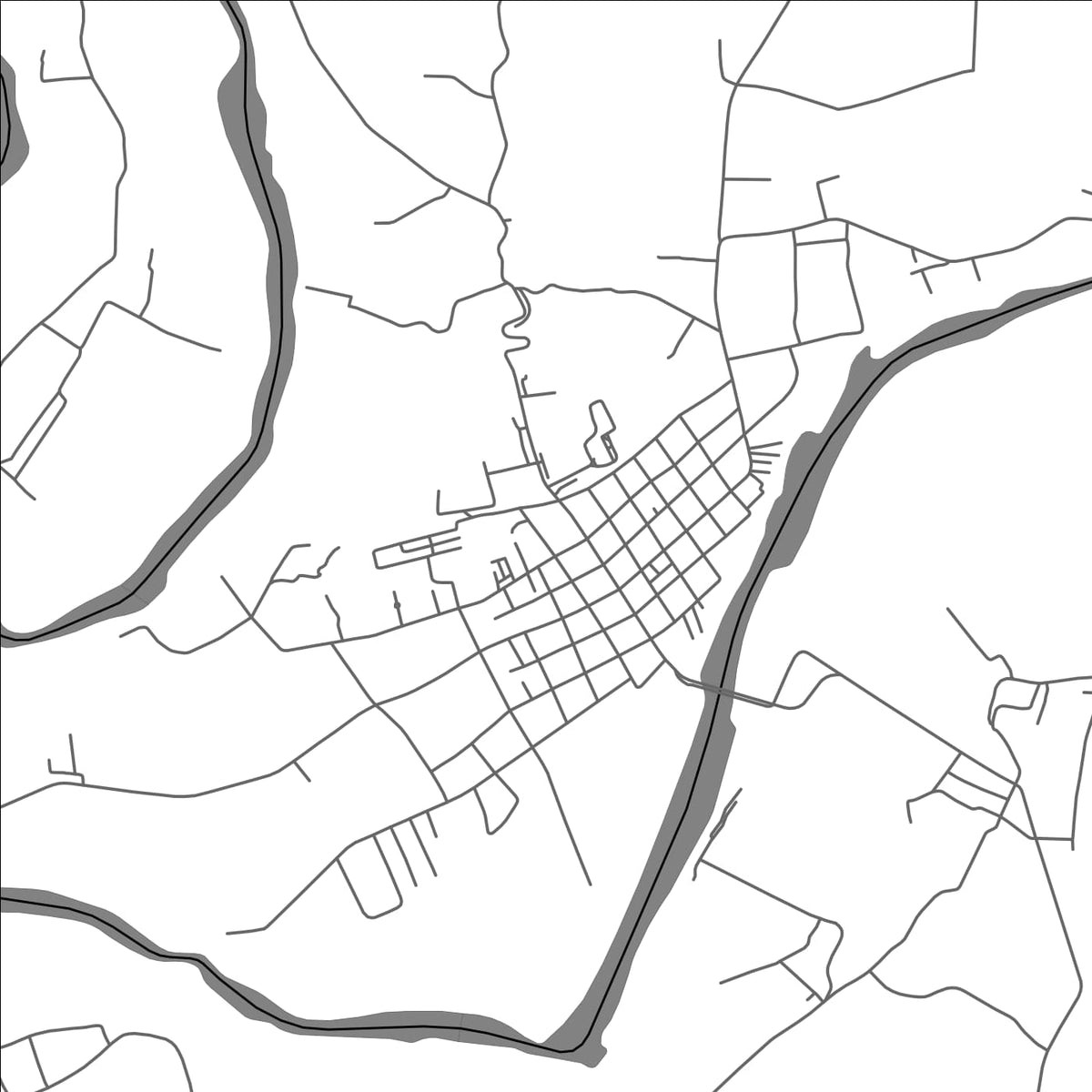 ROAD MAP OF JONES, PHILIPPINES BY MAPBAKES