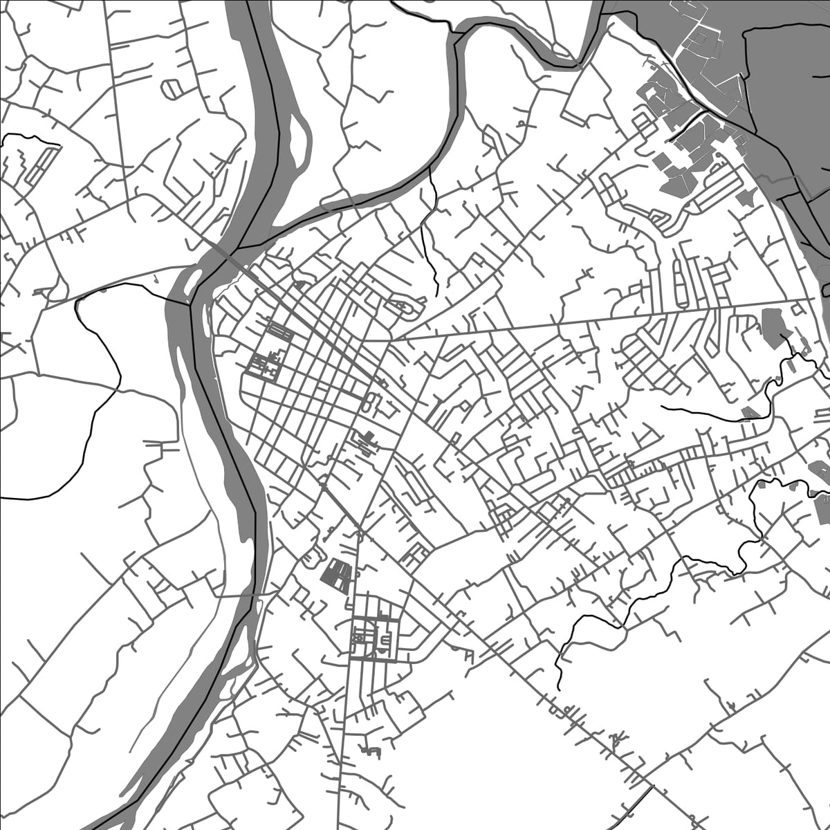 ROAD MAP OF KALIBO, PHILIPPINES BY MAPBAKES