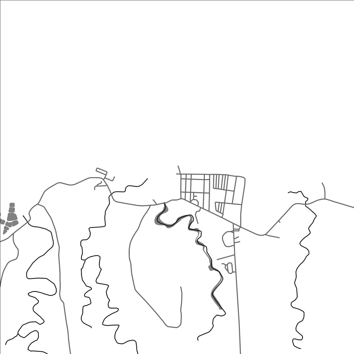 ROAD MAP OF KAUSWAGAN, PHILIPPINES BY MAPBAKES