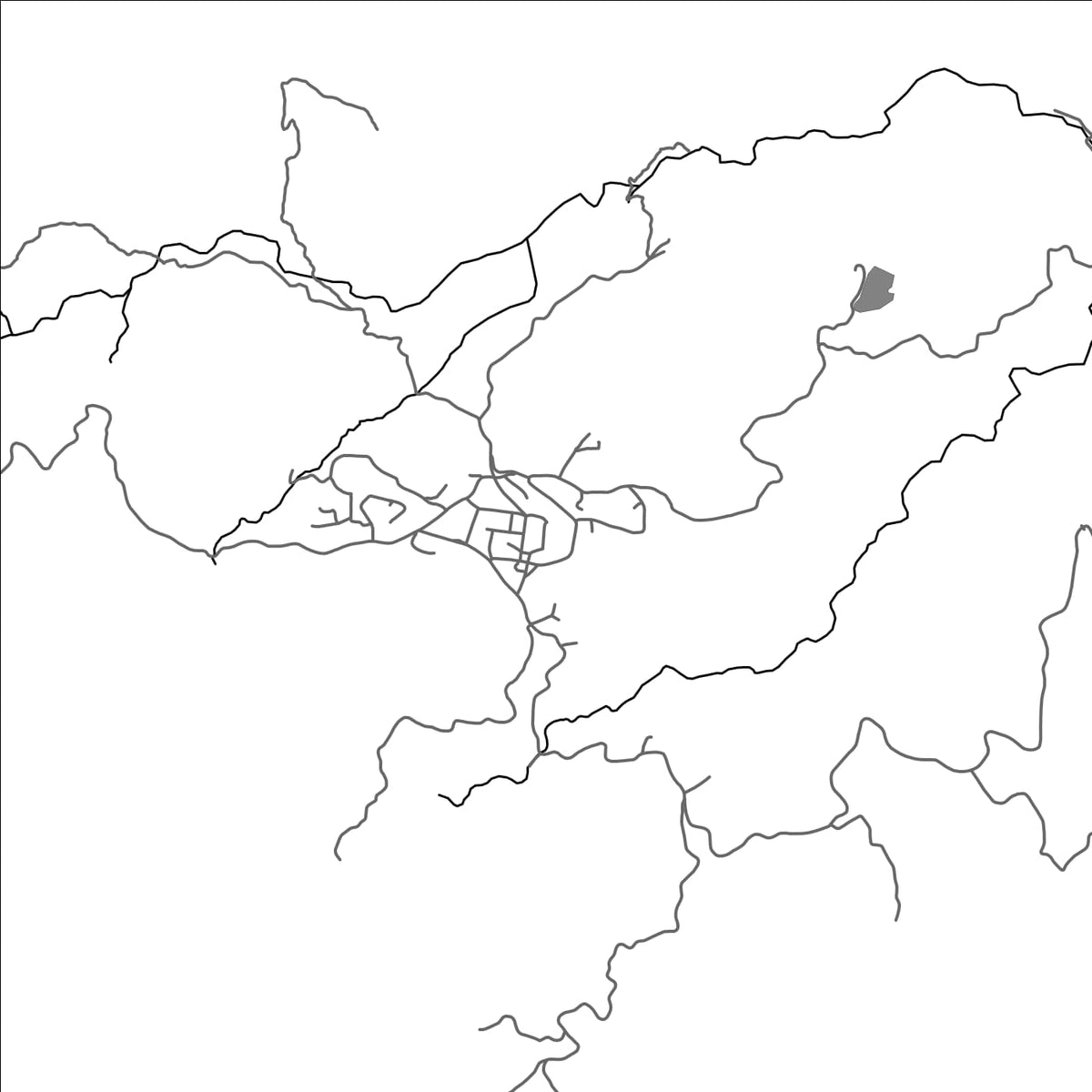 ROAD MAP OF KIANGAN, PHILIPPINES BY MAPBAKES