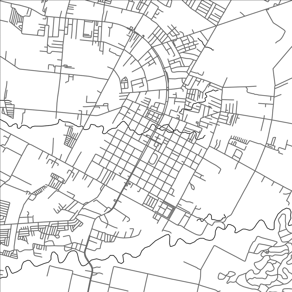 ROAD MAP OF KIDAPAWAN, PHILIPPINES BY MAPBAKES