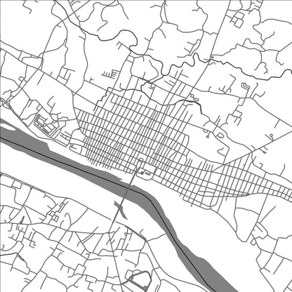 ROAD MAP OF LAOAG, PHILIPPINES BY MAPBAKES