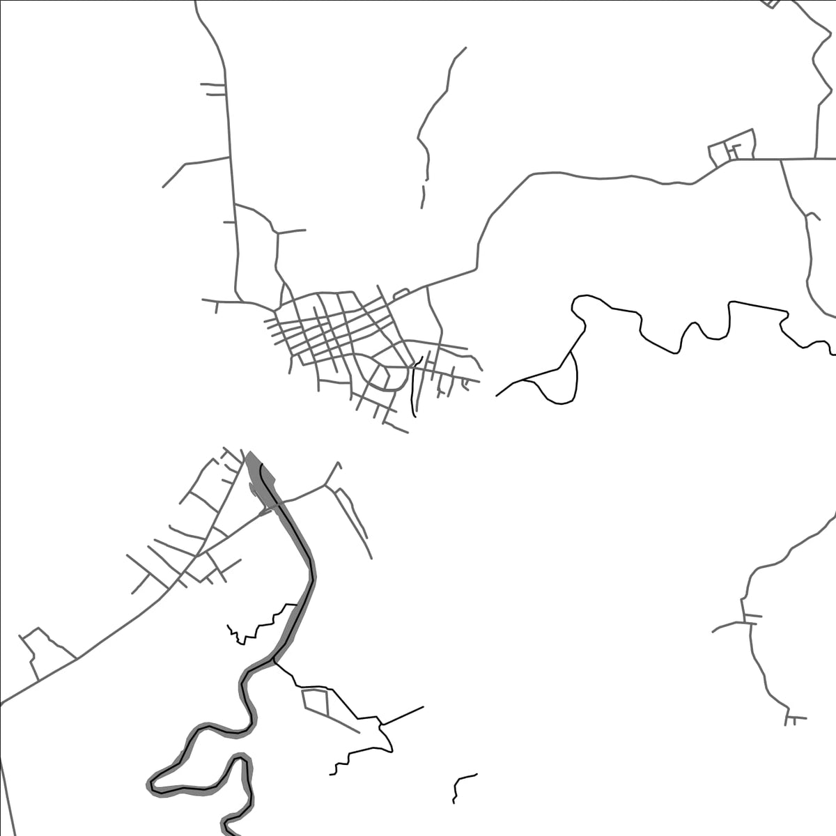 ROAD MAP OF LAOANG, PHILIPPINES BY MAPBAKES