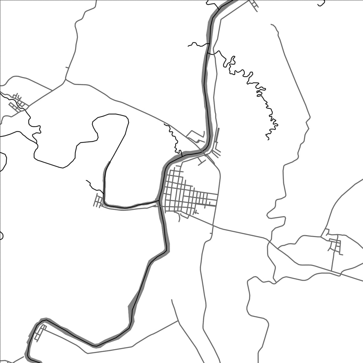ROAD MAP OF LAS NAVAS, PHILIPPINES BY MAPBAKES