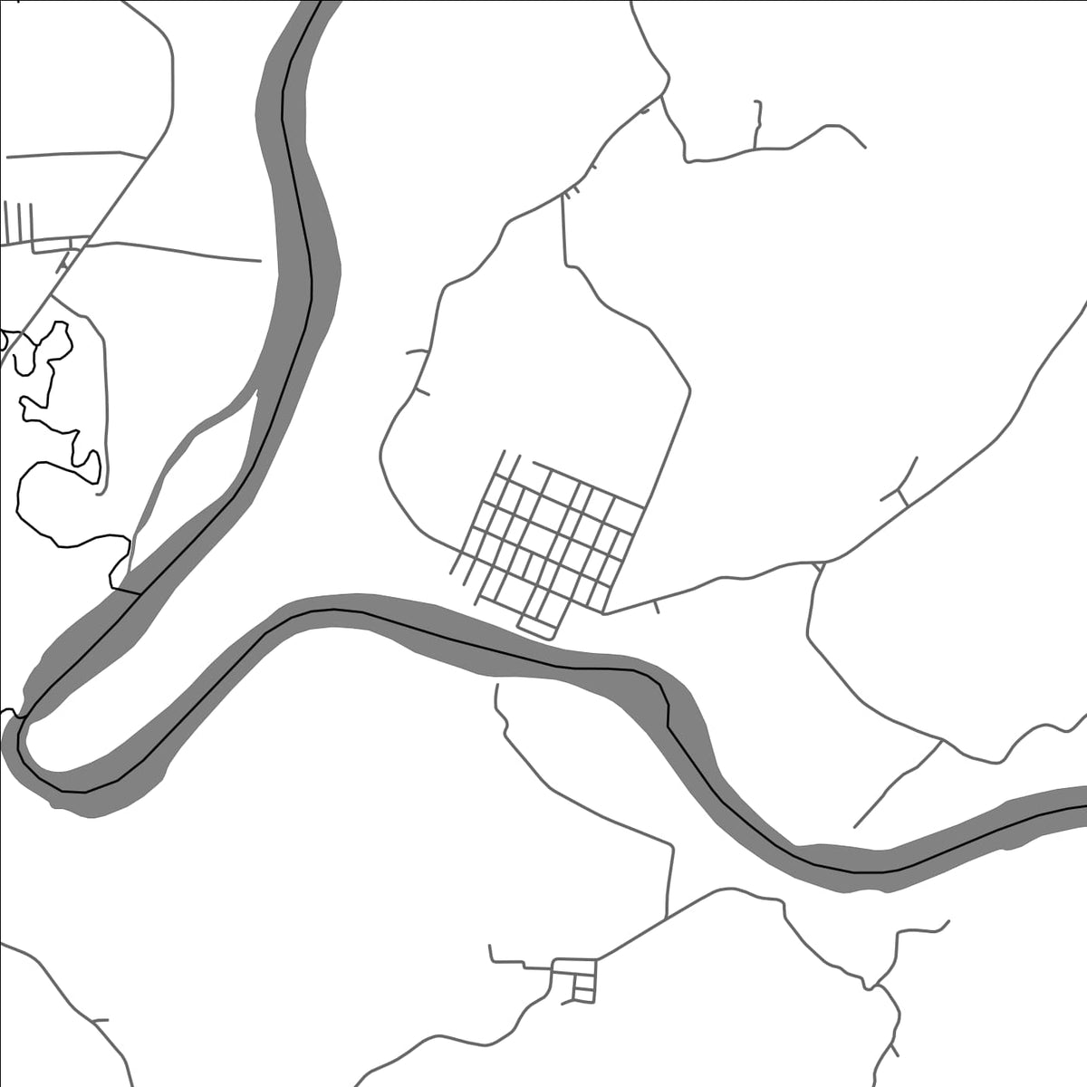 ROAD MAP OF LAS NIEVES, PHILIPPINES BY MAPBAKES