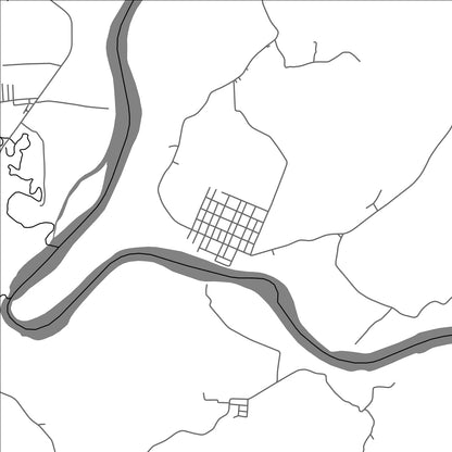 ROAD MAP OF LAS NIEVES, PHILIPPINES BY MAPBAKES