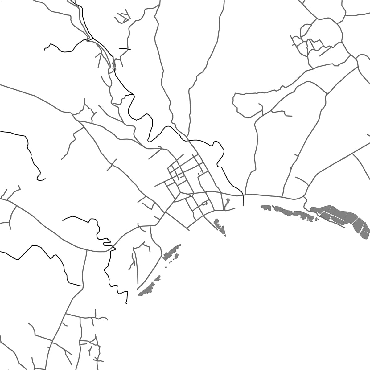 ROAD MAP OF LAZI, PHILIPPINES BY MAPBAKES