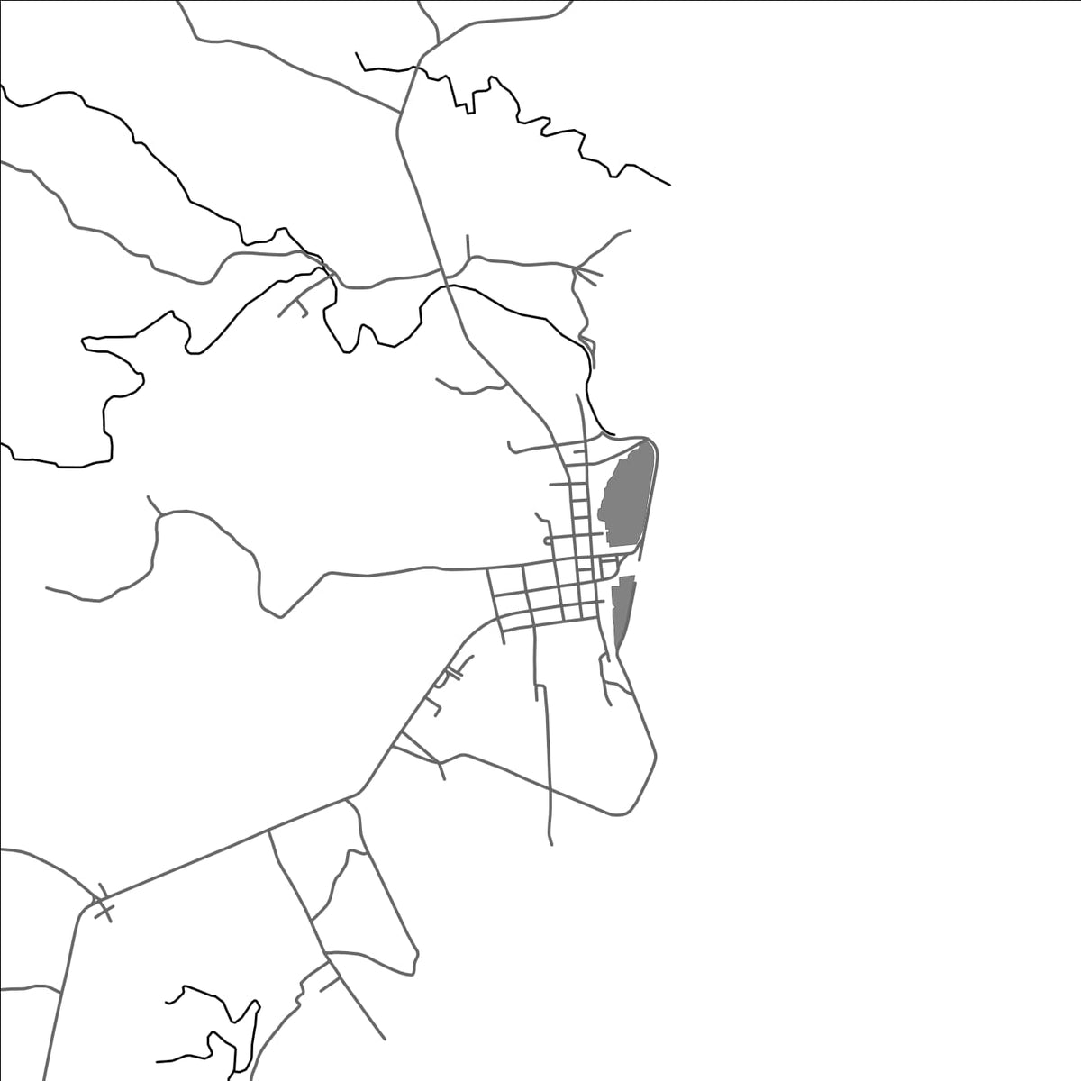 ROAD MAP OF LIANGA, PHILIPPINES BY MAPBAKES