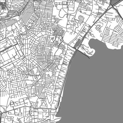 ROAD MAP OF LOWER BICUTAN, PHILIPPINES BY MAPBAKES