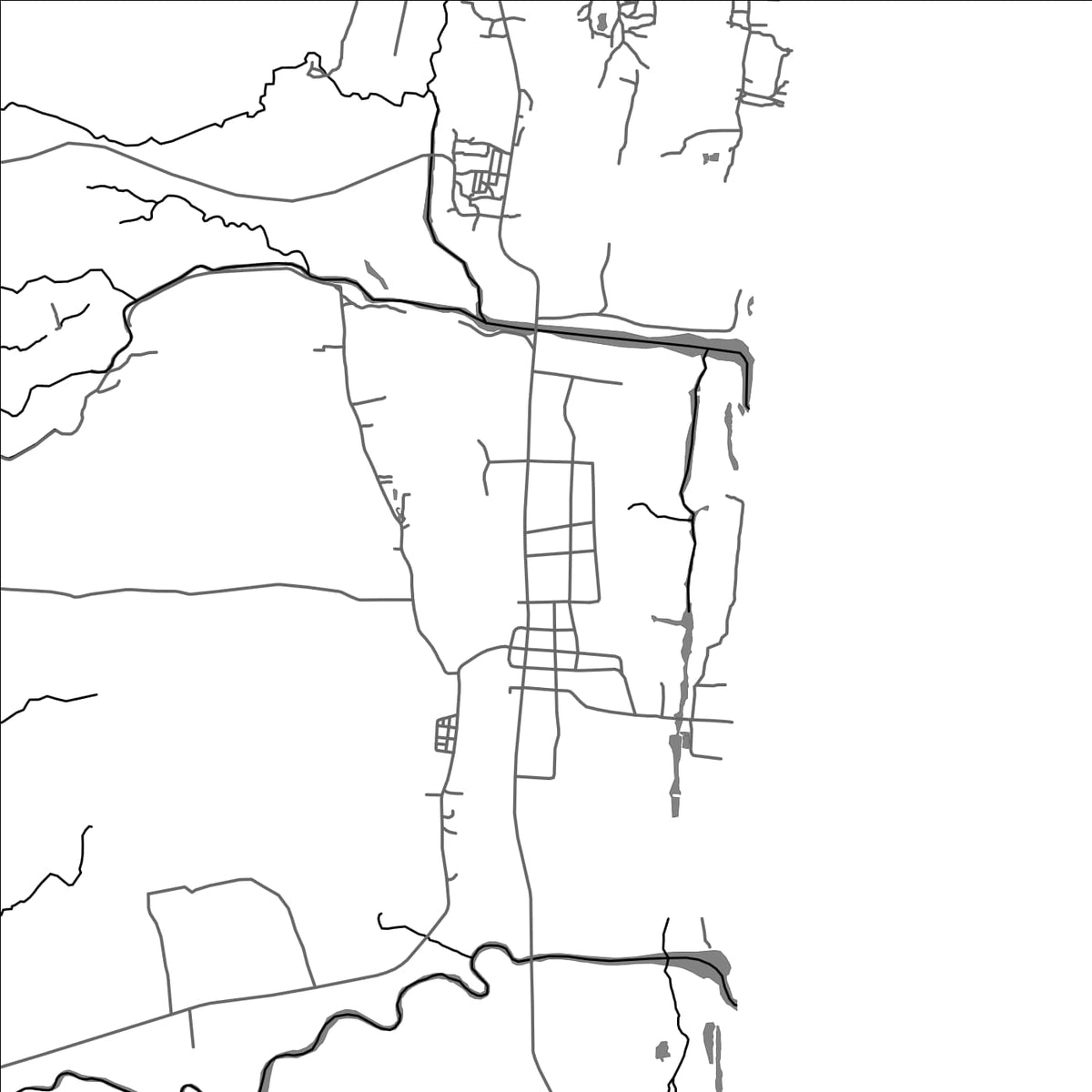 ROAD MAP OF MacArthur, PHILIPPINES BY MAPBAKES