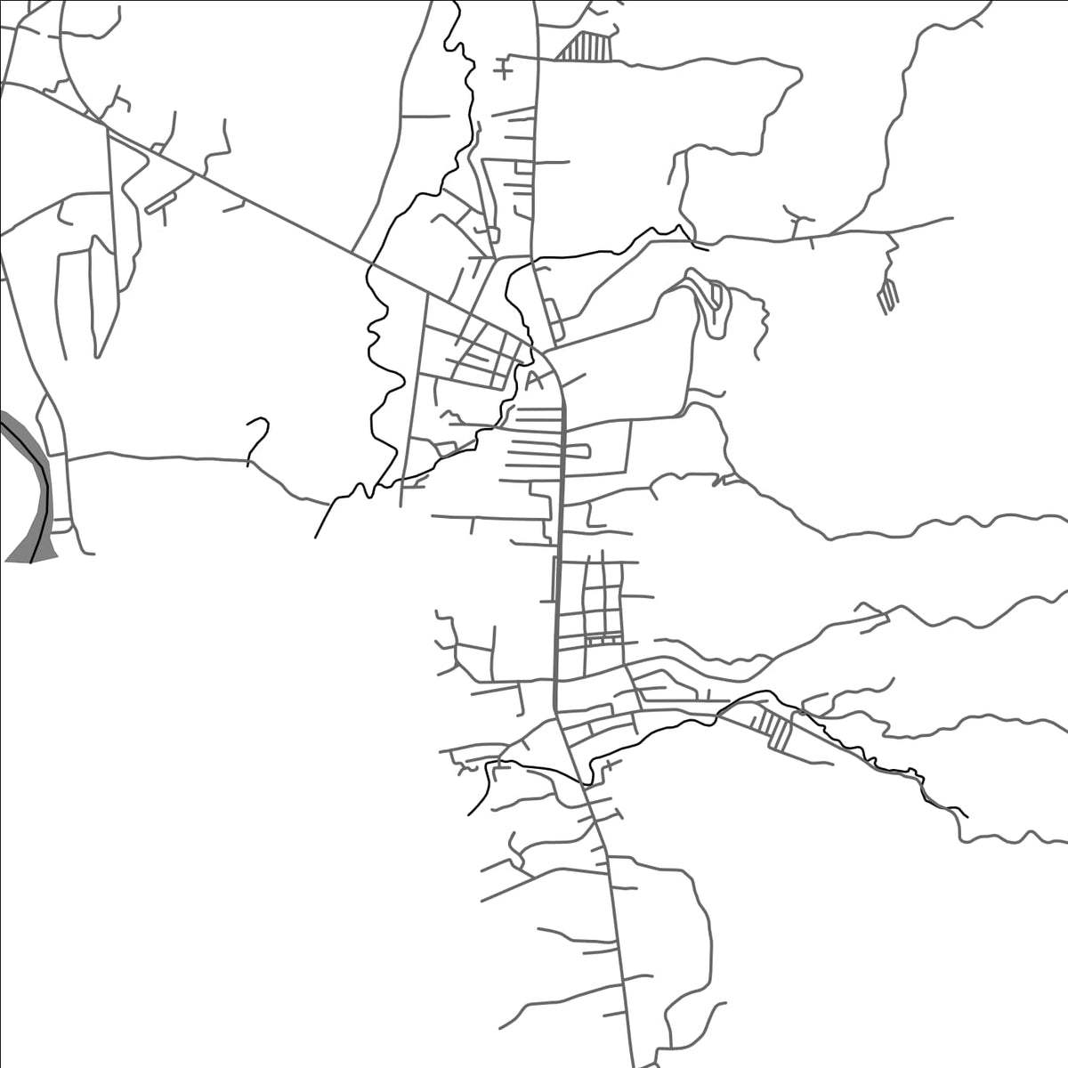 ROAD MAP OF MACO, PHILIPPINES BY MAPBAKES