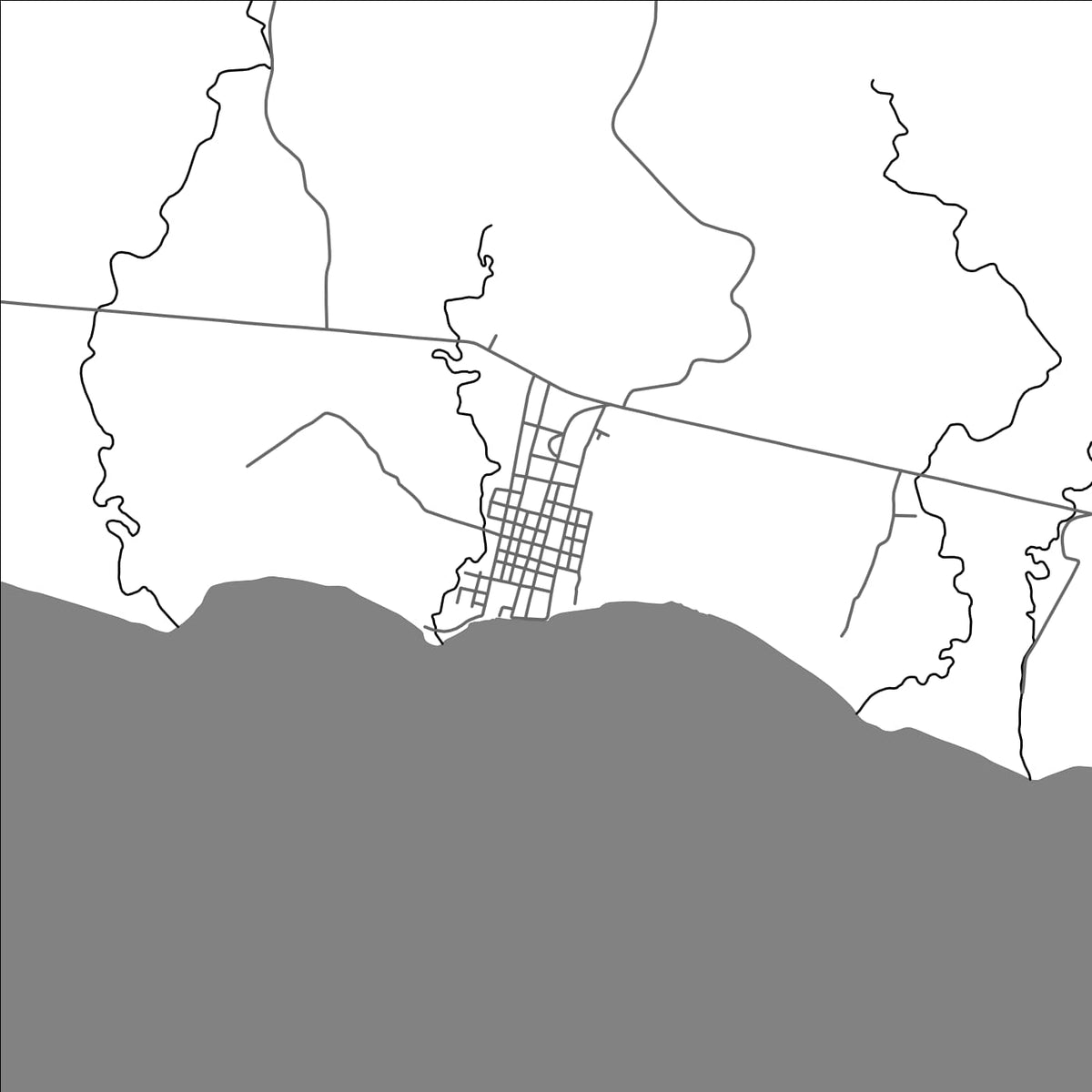 ROAD MAP OF MAINIT, PHILIPPINES BY MAPBAKES