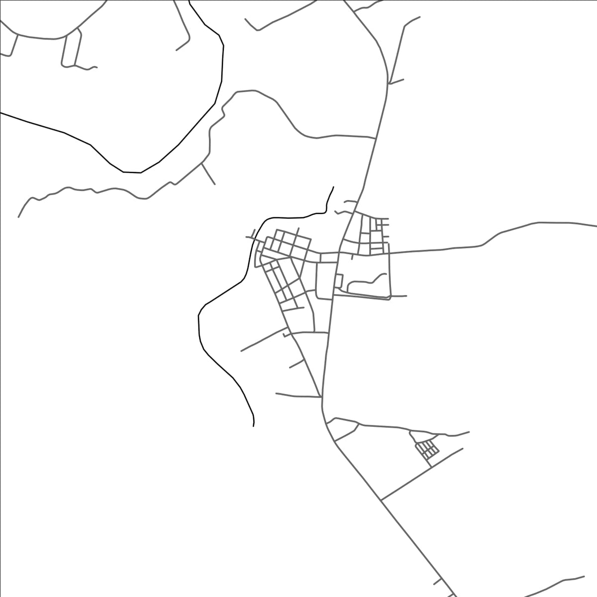 ROAD MAP OF MALABANG, PHILIPPINES BY MAPBAKES