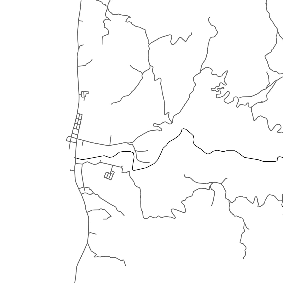 ROAD MAP OF MALABUYOC, PHILIPPINES BY MAPBAKES