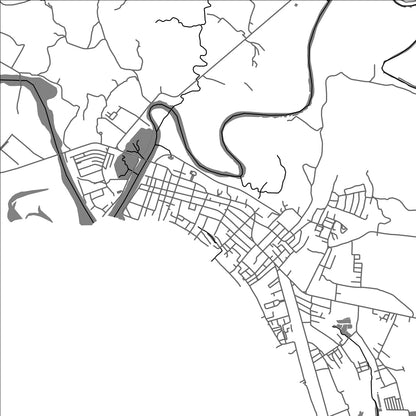 ROAD MAP OF MAMBURAO, PHILIPPINES BY MAPBAKES