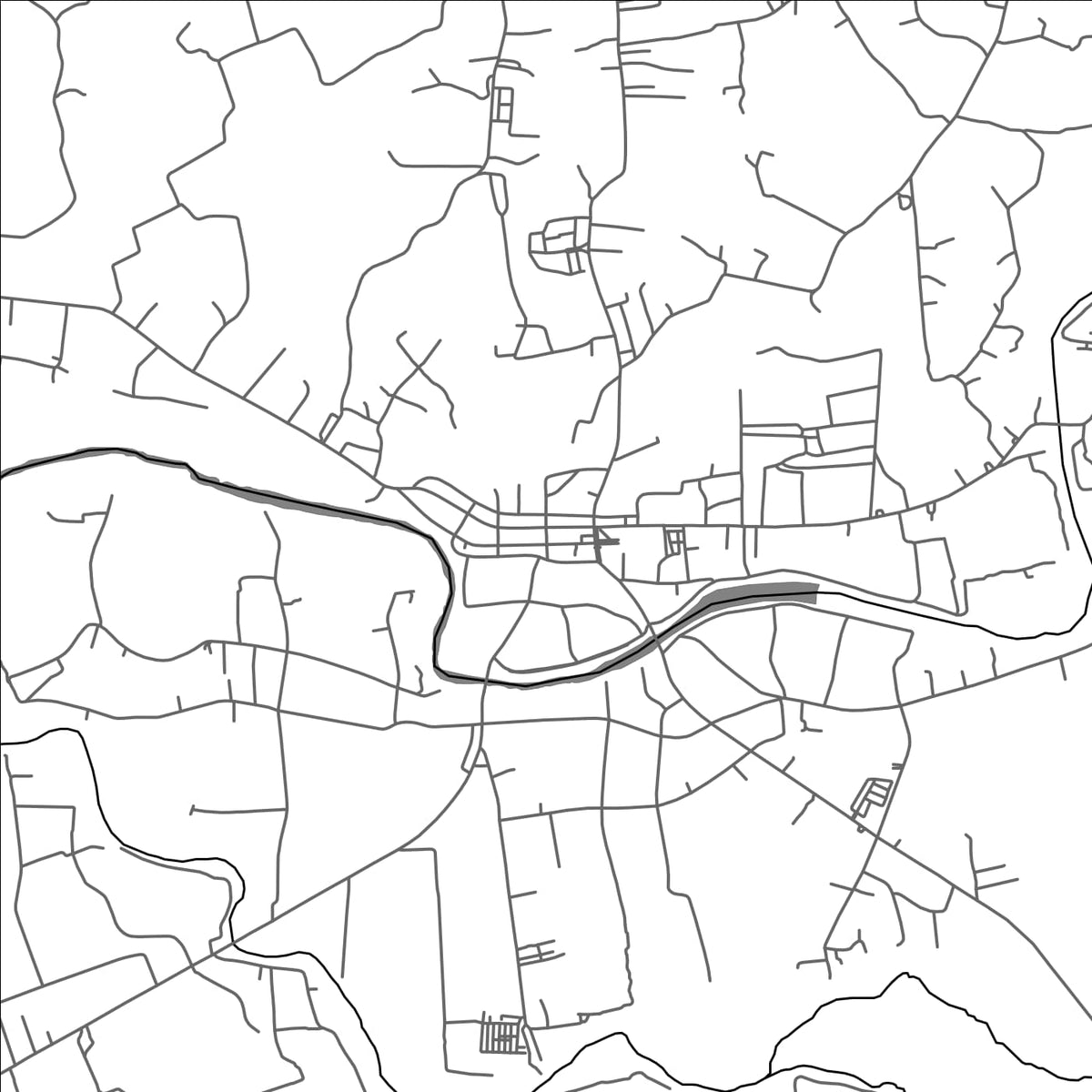 ROAD MAP OF MANAOAG, PHILIPPINES BY MAPBAKES